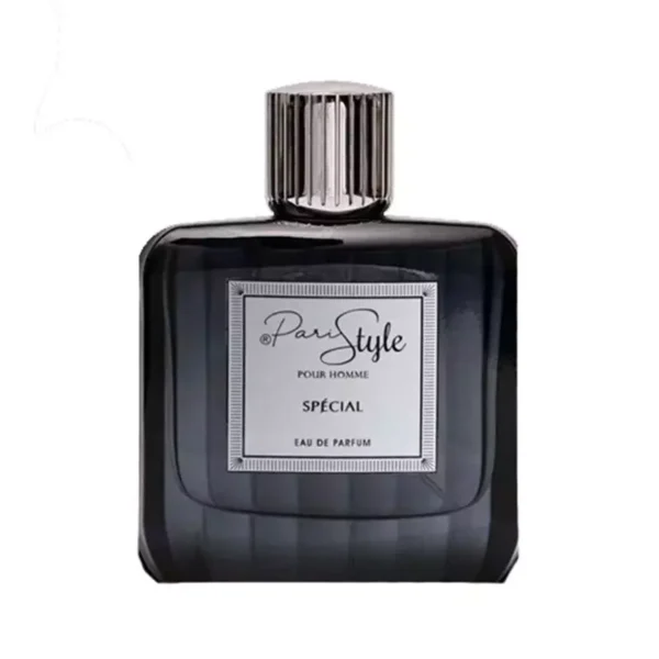 عطر مردانه Paristyle Special 100 میلی‌لیتر با طراحی شیک و رایحه چوبی و ادویه‌ای