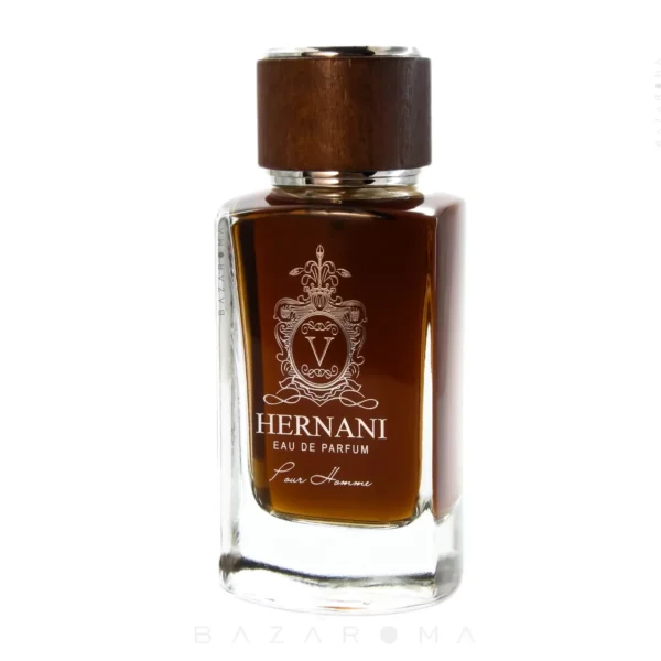 عطر مردانه Victor Hugo Hernani pour homme 100 میلی‌لیتر با طراحی شیک و رایحه چوبی و ادویه‌ای