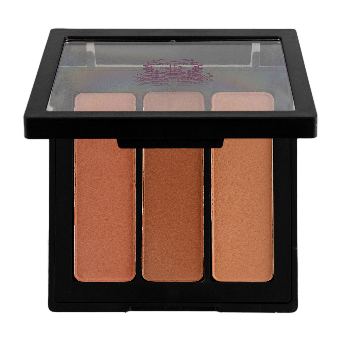 r947fc1508c81e689ba1761817162d1e2ef7dd9be4bf43a55i.jpg رژ گونه سه رنگ سوپر تاچ - تصویر 1