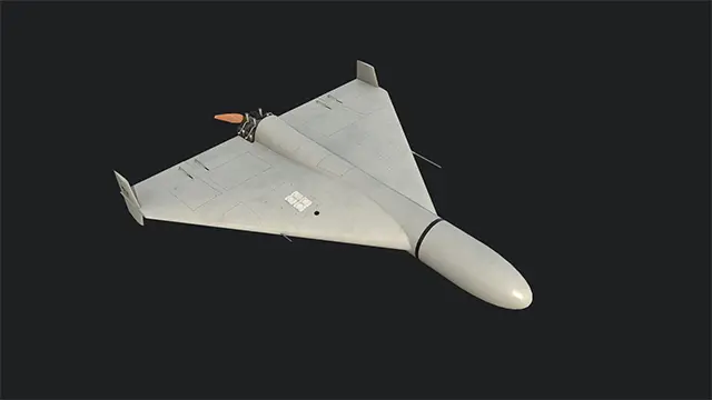 مدل سه‌بعدی پهپاد شاهد 136