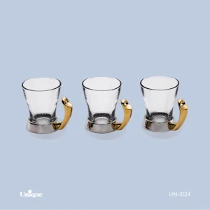 سرویس چایخوری طلایی پافیلی یونیک مدل 3124