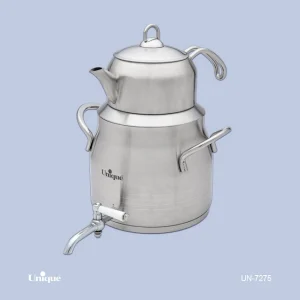 کتری با قوری استیل 5 لیتر شیردار یونیک UN-7275