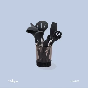 کفگیر ملاقه 10 پارچه استیل یونیک UN-1165