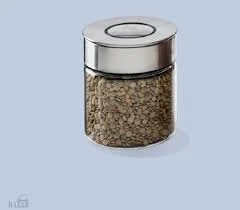 بانکه شیشه ای درب استیل UN-1706