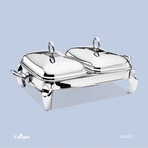 سوفله خوری یونیک دو خانه پافیلی کروم UN-3117