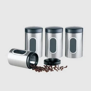 ظرف حبوبات پنجره دار استیل یونیک UN-5970