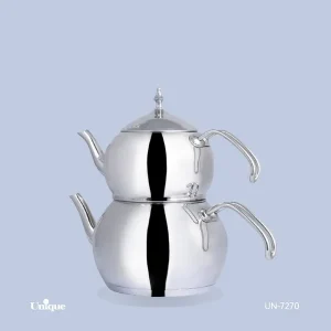 کتری و قوری استیل 2.2 لیتر یونیک UN-7270