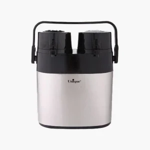 فلاسک دوقلو 1 استیل شیشه دار یونیک UN-9040