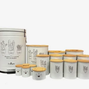 سرویس آشپزخانه 16 پارچه یونیک فانتزی الیزابت کرم کاکتوس UN-9092