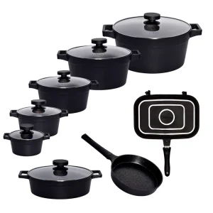 سرویس 15 پارچه دیاموند UN-8519 (مشکی)