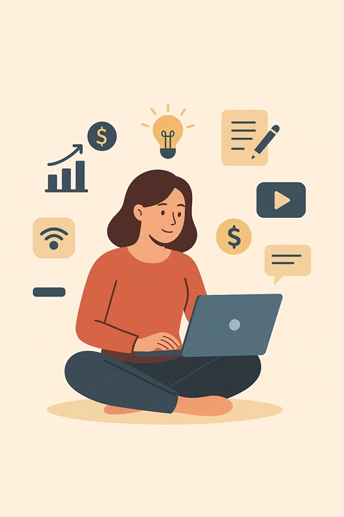 چگونه با حداقل سرمایه درآمد جانبی ایجاد کنیم