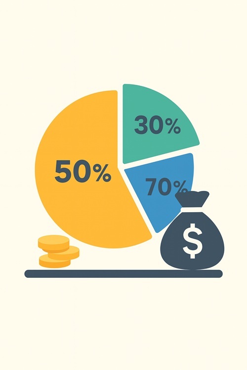 تکنیک 50/30/20 برای مدیریت درآمد ماهانه