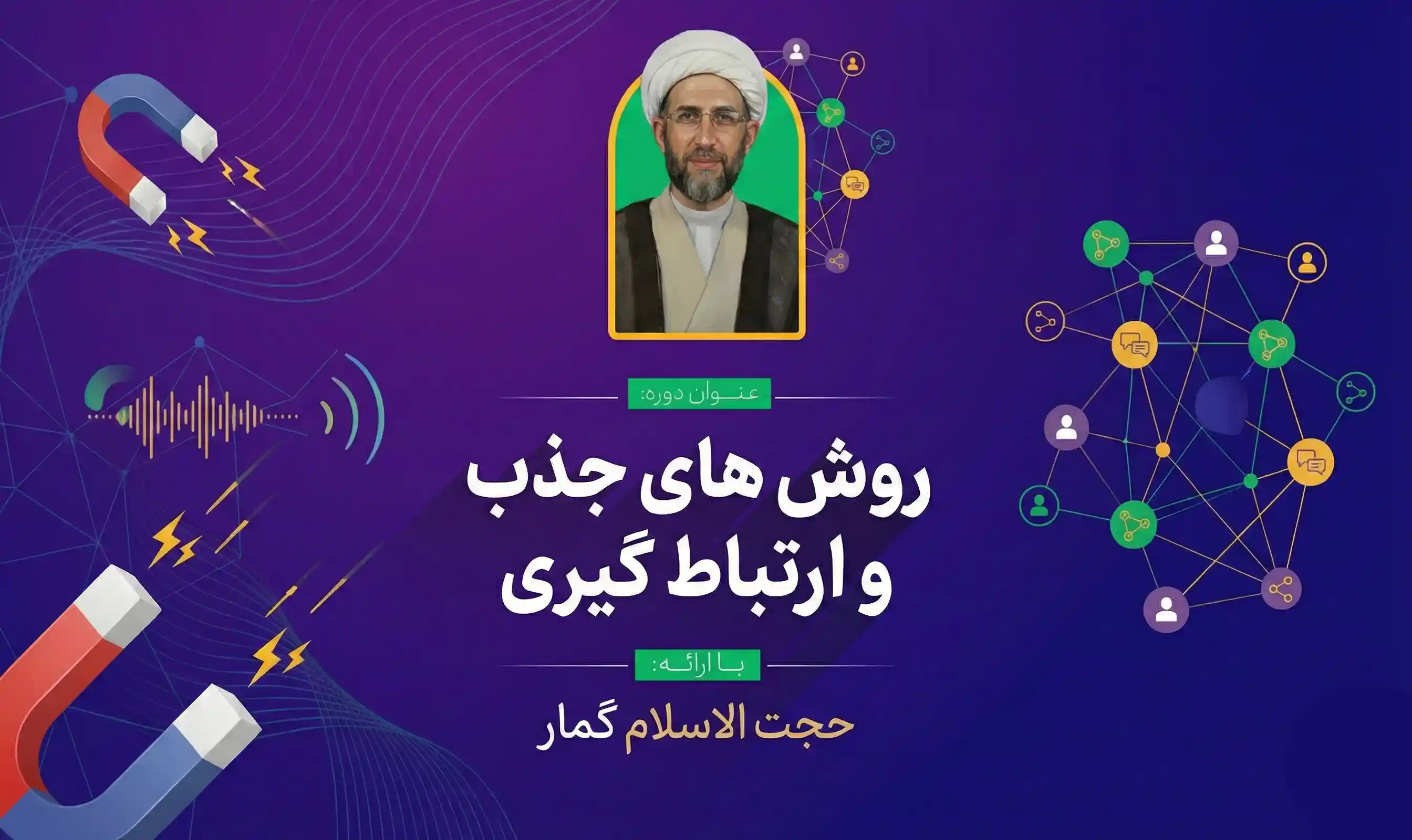 روش های جذب و ارتباط گیری | حجت الاسلام گمار