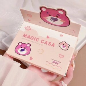 پک رژ لب خرسی Magic Casa | ۵ رنگ مخملی ترند