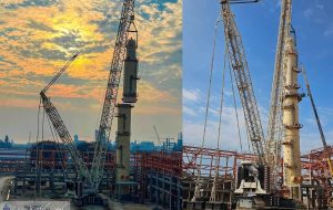 ثبت چهارمین عملیات نصب تجهیزات سنگین واحد PDH در پتروشیمی آلای مهستان