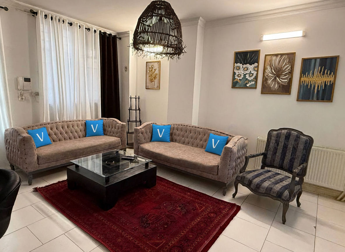 واحد یک خوابه 70 متر تراس بزرگ صیاد (وکیل آباد)